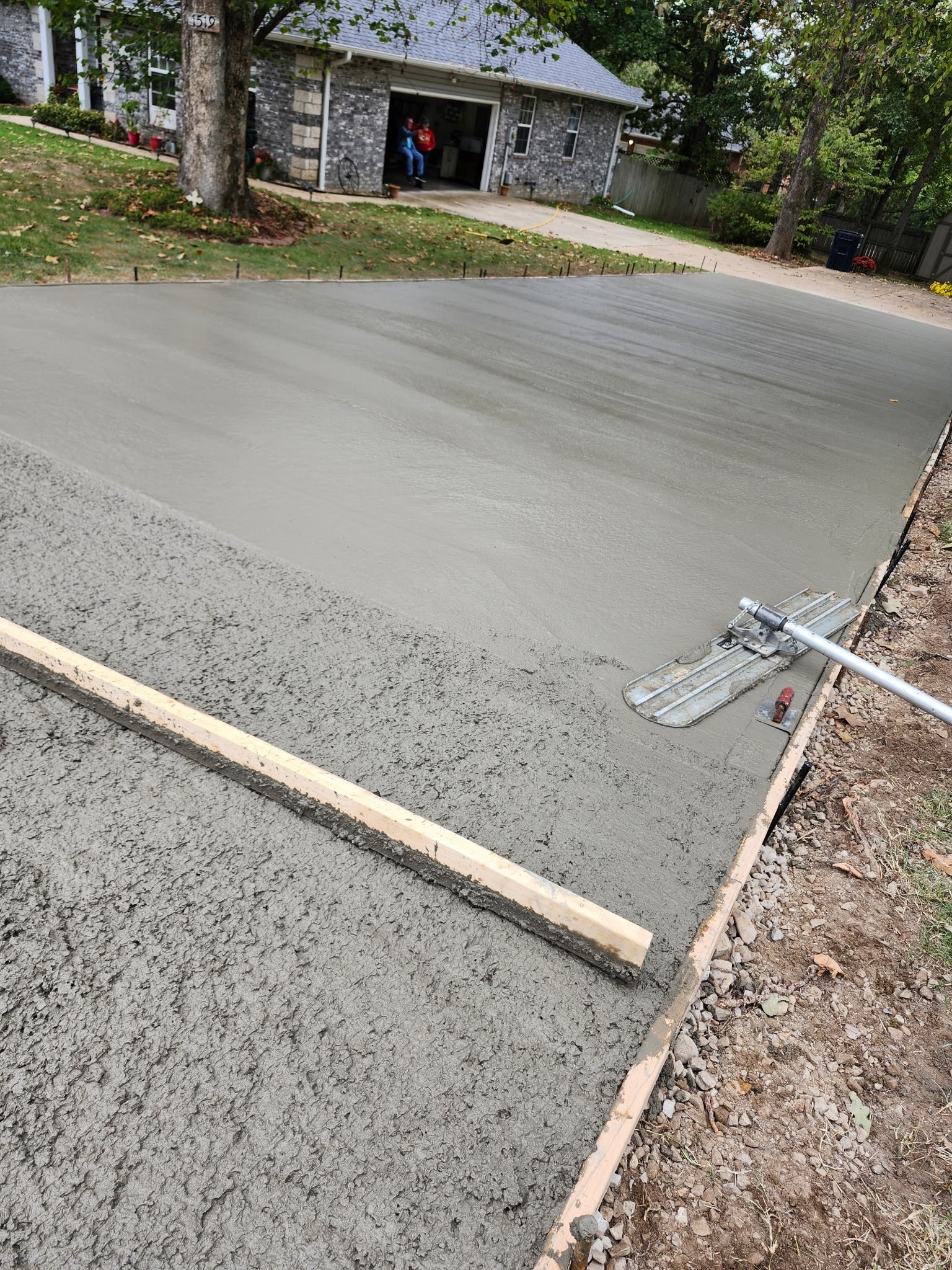 Mobile home pad site preparation Marshfield Missouri - grading and compaction for RV placement